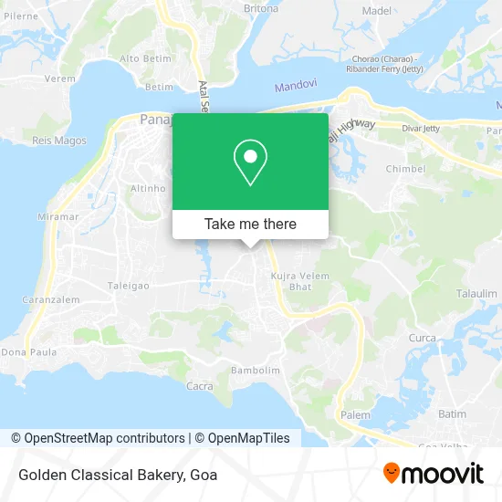 Golden Classical Bakery map