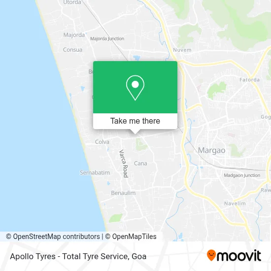 Apollo Tyres - Total Tyre Service map