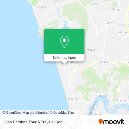 Goa Darshan Tour & Travels map