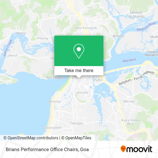 Brians Performance Office Chairs map