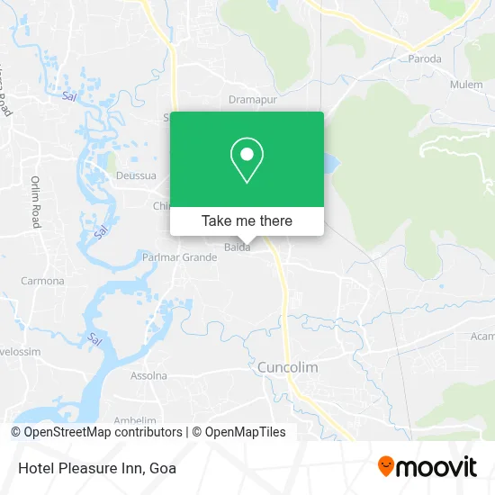 Hotel Pleasure Inn map