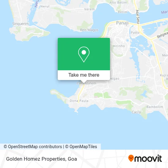 Golden Homez Properties map