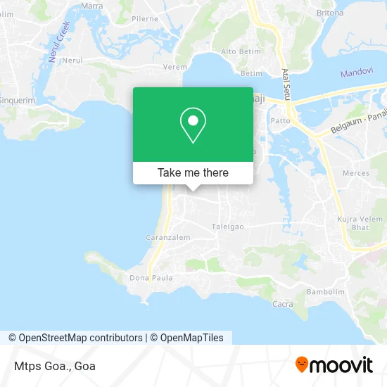 Mtps Goa. map
