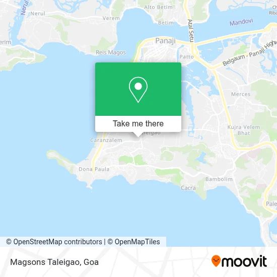 Magsons Taleigao map