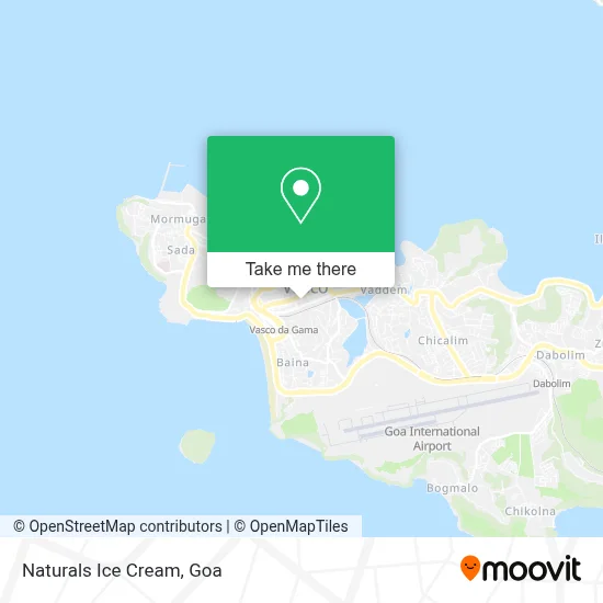 Naturals Ice Cream map