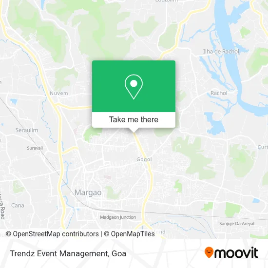 Trendz Event Management map