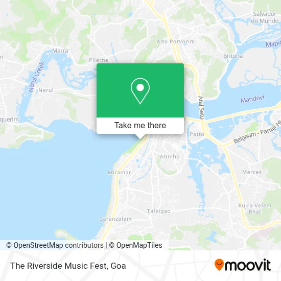 The Riverside Music Fest map