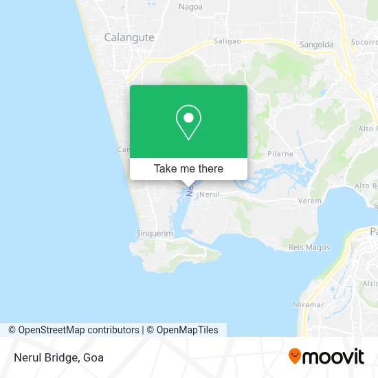 Nerul Bridge map