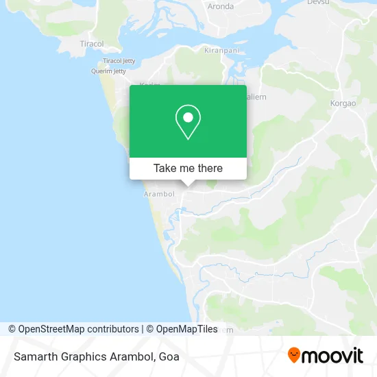 Samarth Graphics Arambol map