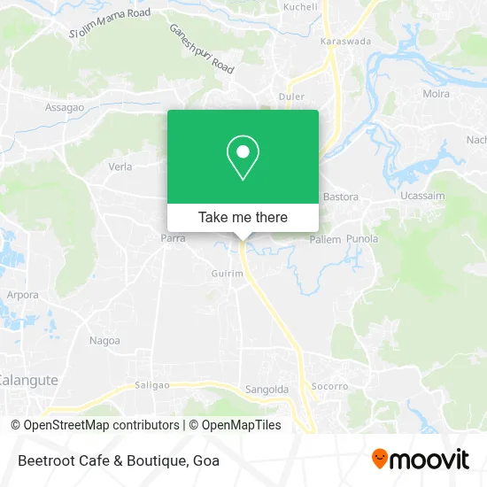 Beetroot Cafe & Boutique map