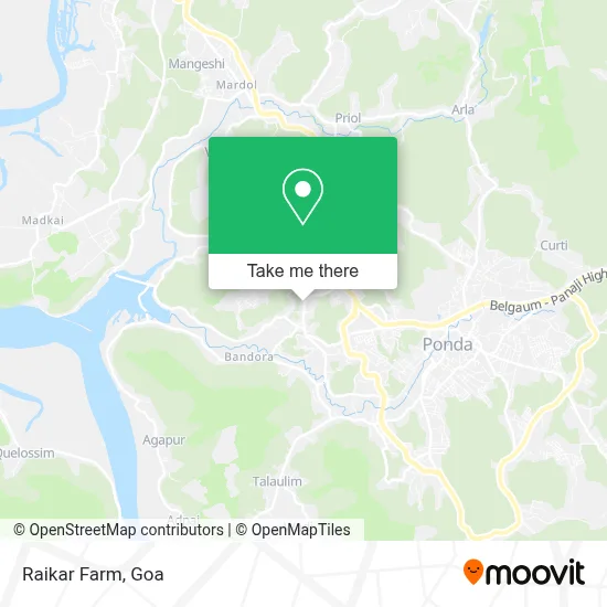 Raikar Farm map