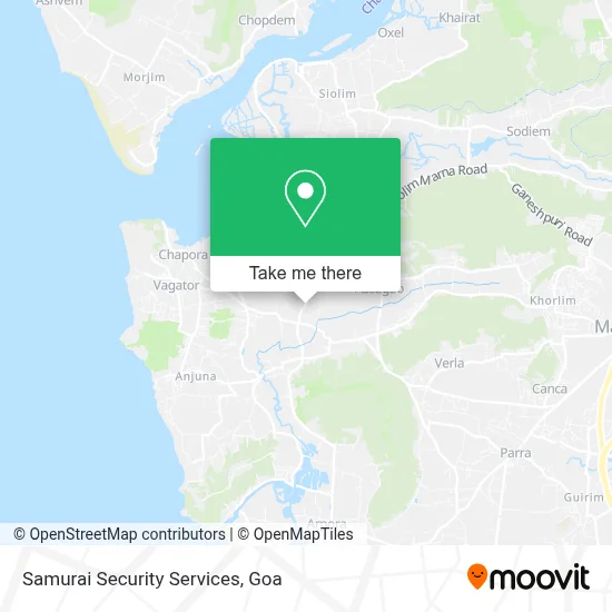 Samurai Security Services map