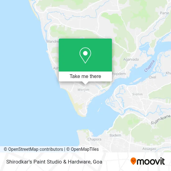 Shirodkar's Paint Studio & Hardware map