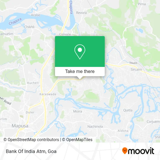 Bank Of India Atm map