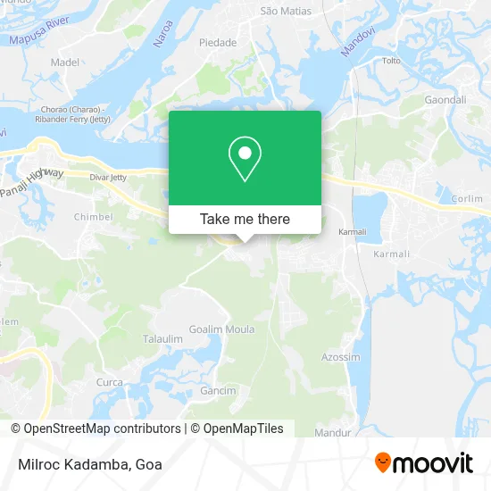 Milroc Kadamba map