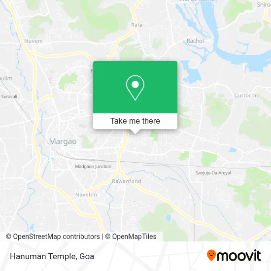 Hanuman Mandir map