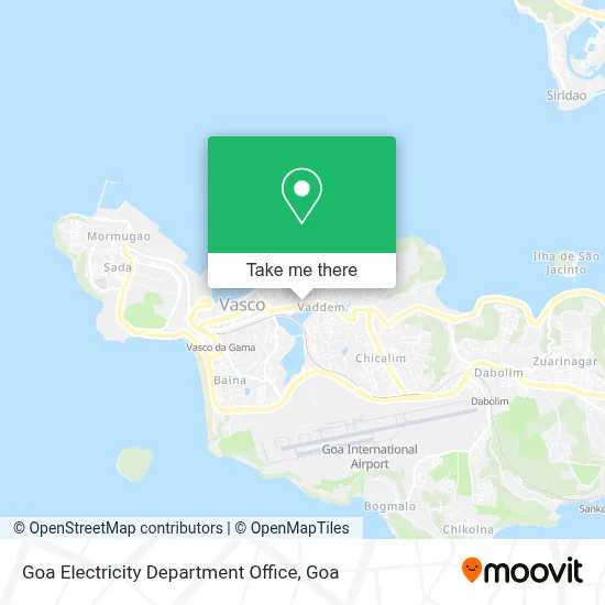 Goa Electricity Department Office map