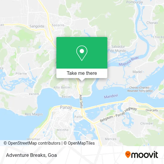 Adventure Breaks map