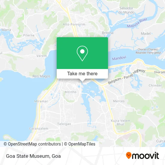 Goa State Museum map