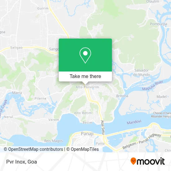 Pvr Inox map