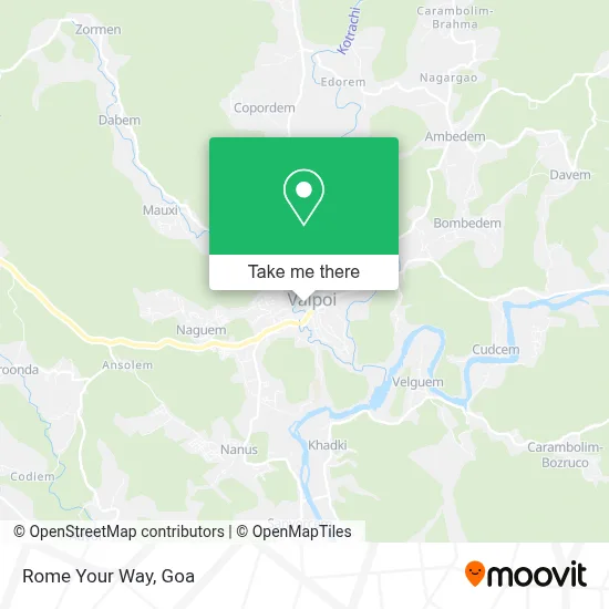 Rome Your Way map