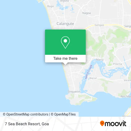 7 Sea Beach Resort map