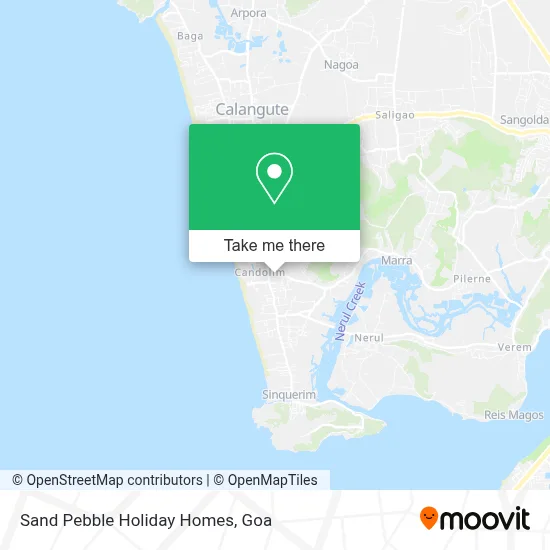 Sand Pebble Holiday Homes map