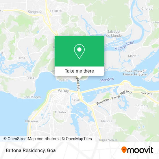 Britona Residency map