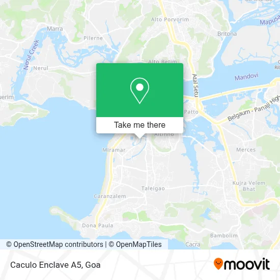 Caculo Enclave A5 map