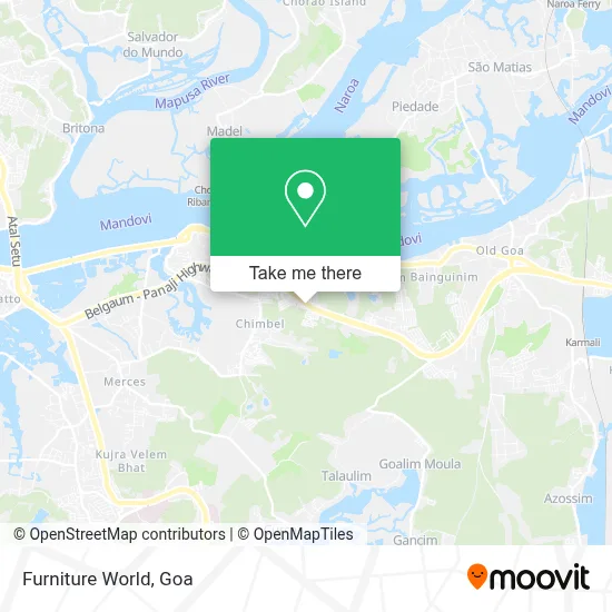 Furniture World map
