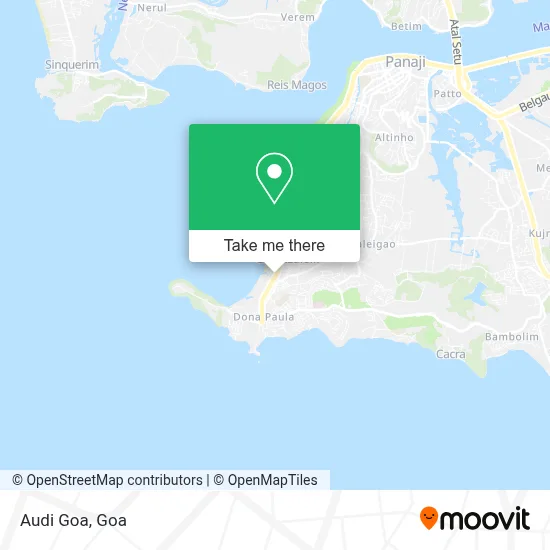 Audi Goa map