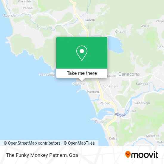 The Funky Monkey Patnem map