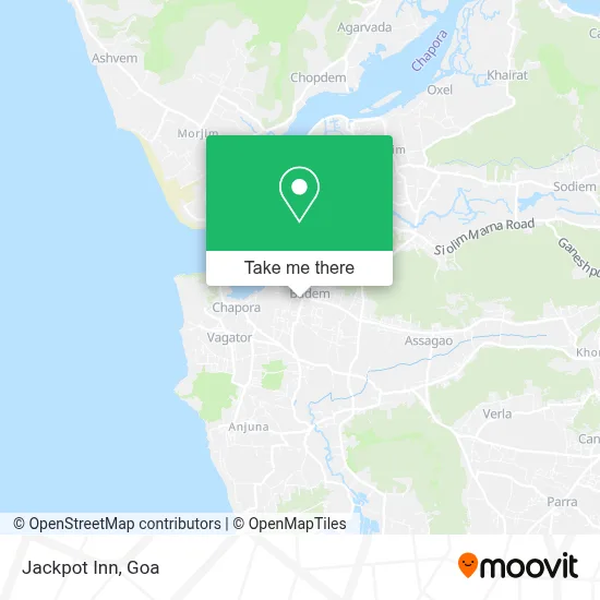 Jackpot Inn map