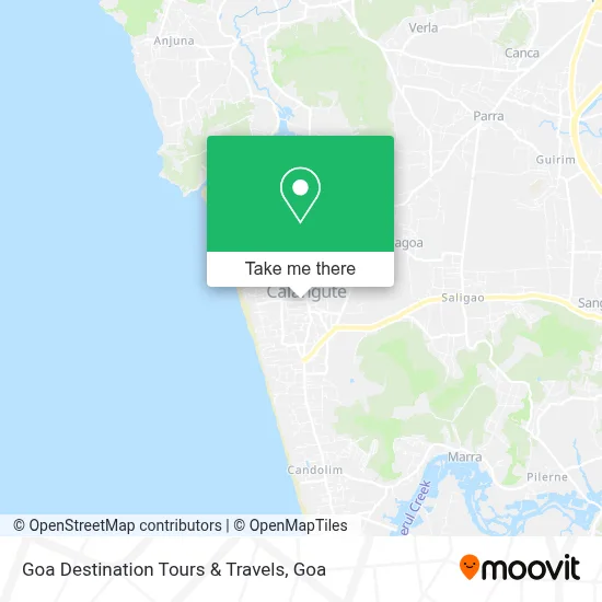 Goa Destination Tours & Travels map