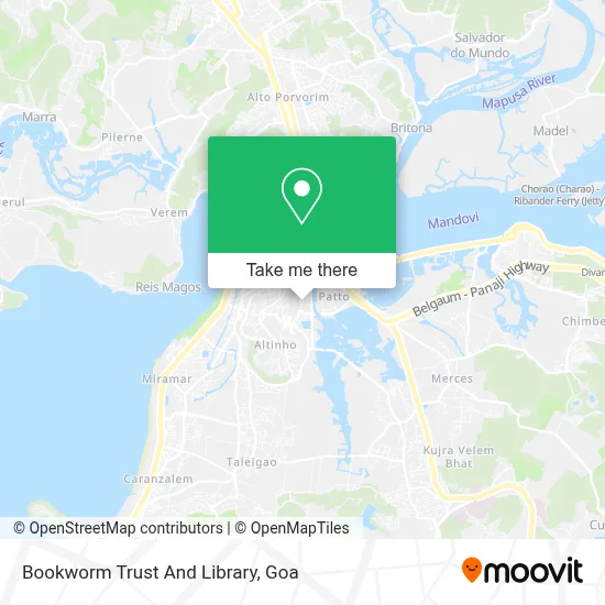 Bookworm Trust And Library map
