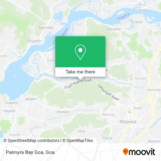 Palmyra Bay Goa map