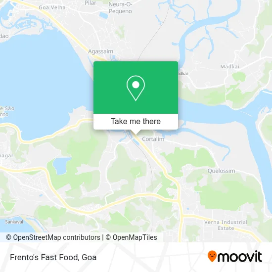 Frento's Fast Food map