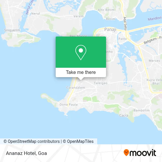 Ananaz Hotel map