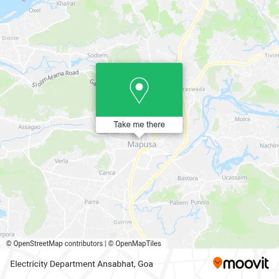 Electricity Department Ansabhat map