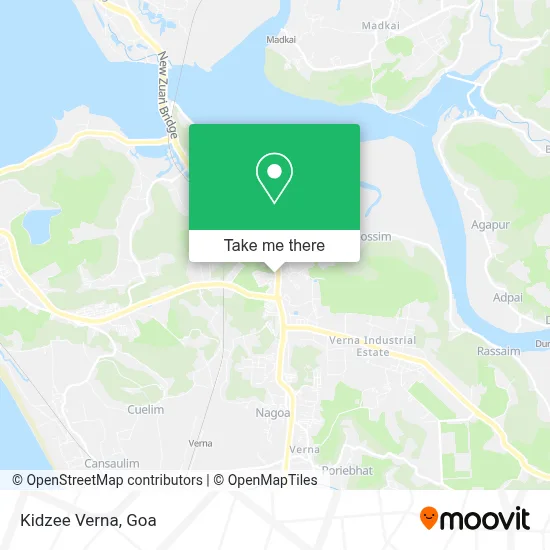 Kidzee Verna map