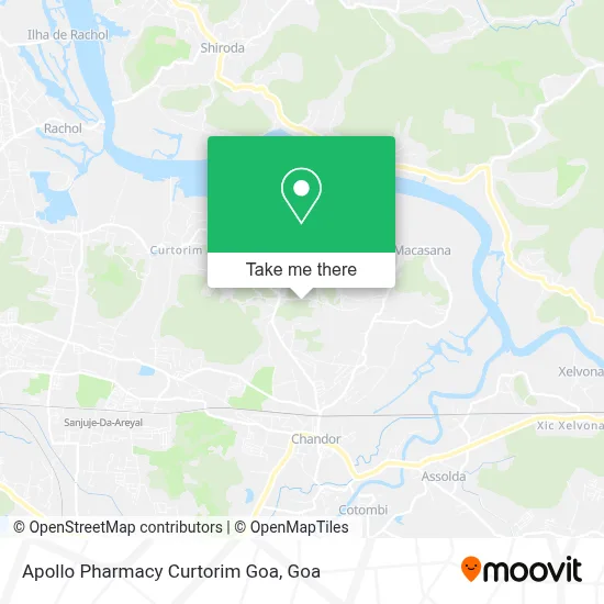 Apollo Pharmacy Curtorim Goa map