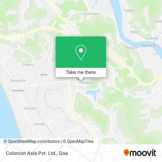 Colorcon Asia Pvt. Ltd. map