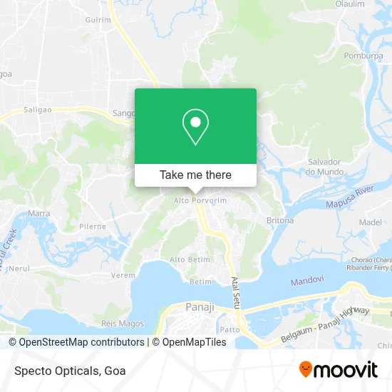 Specto Opticals map