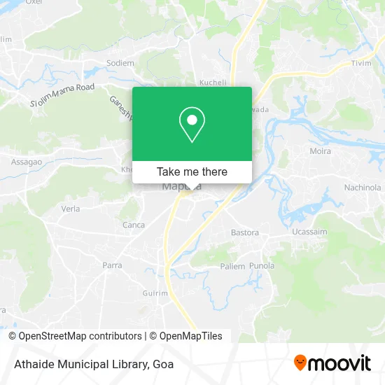 Athaide Municipal Library map