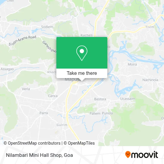 Nilambari Mini Hall Shop map
