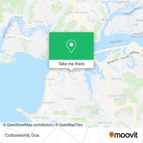 Cottonworld map