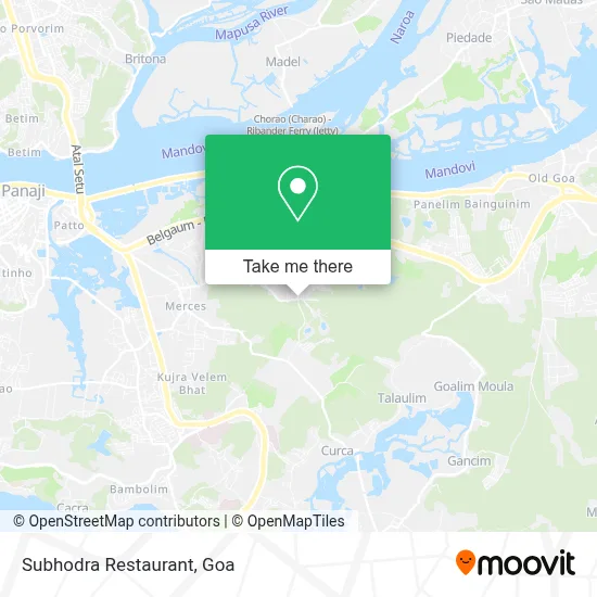 Subhodra Restaurant map