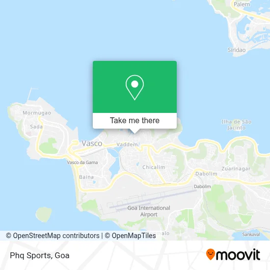 Phq Sports map