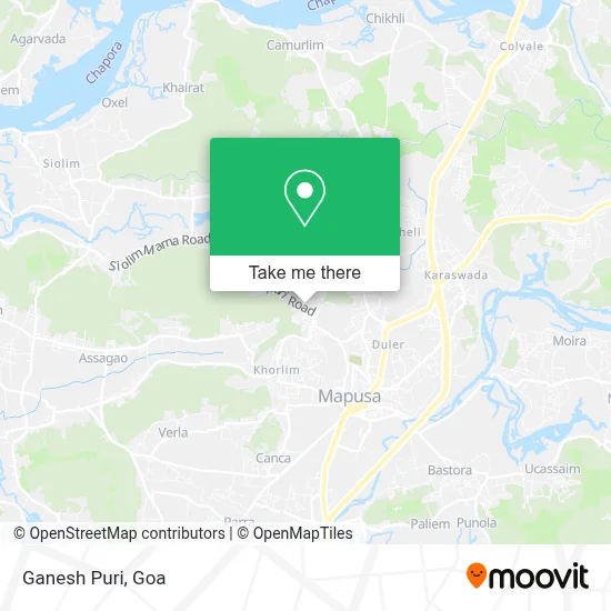 Ganesh Puri map