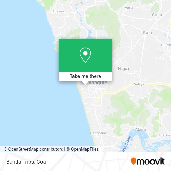 Banda Trips map